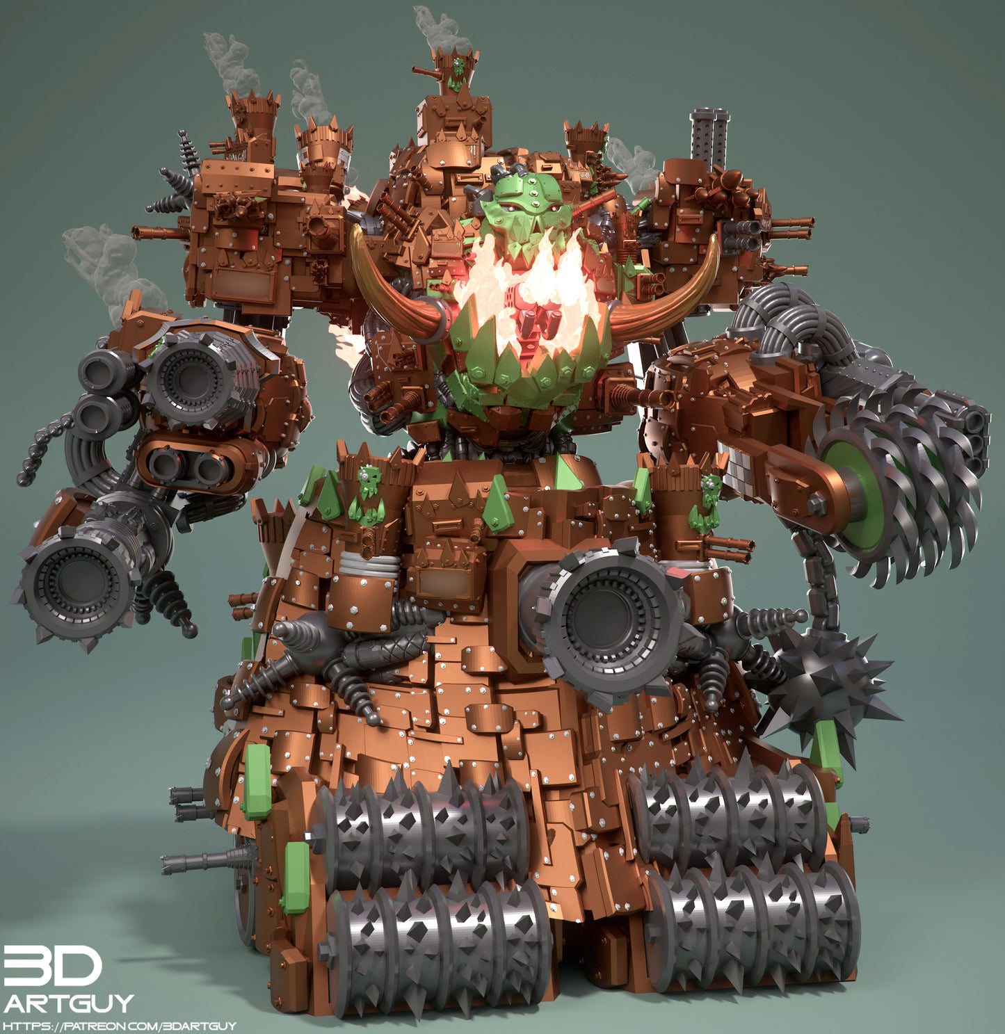Orc Titan - War Construct - TTRPG - Wargaming - Grimdark