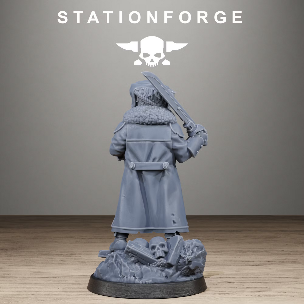 GrimGuard Frostwatch Leader - TTRPG - Wargaming - Grimdark