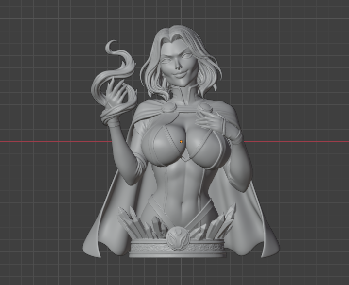 Raven Bust (75mm to 500mm) - Unassembled/Unpainted/3D Print