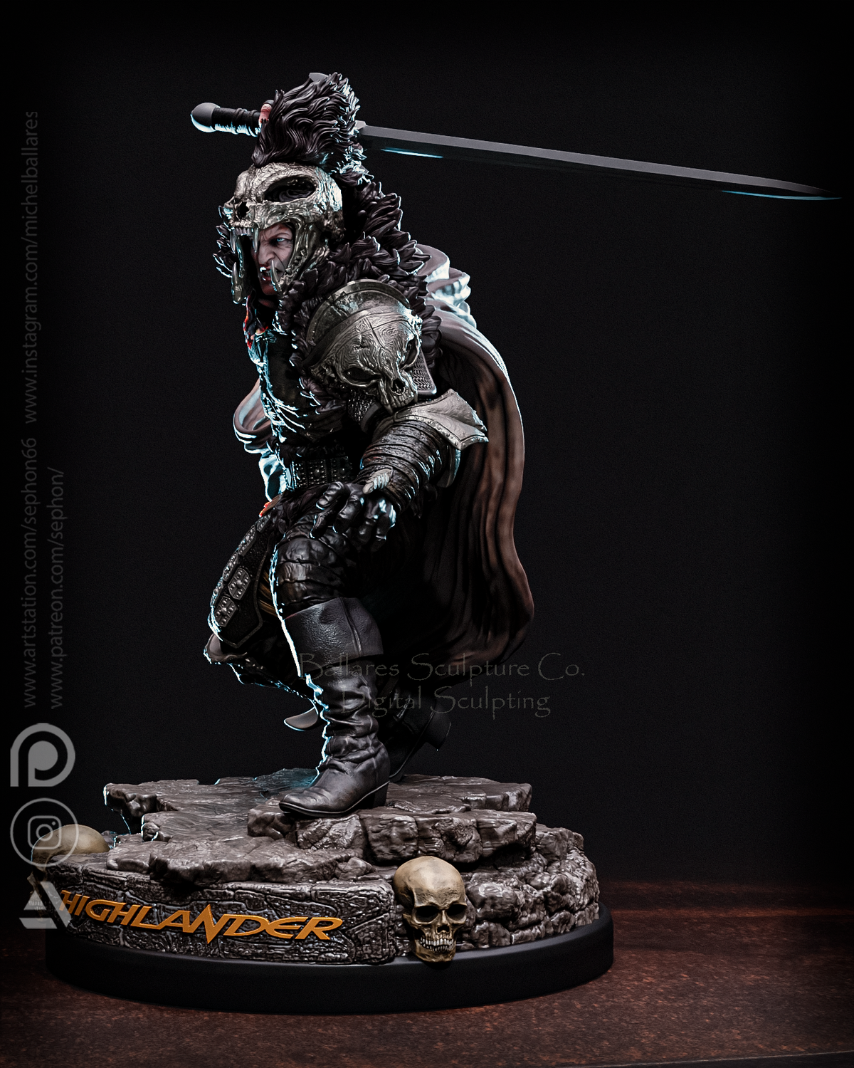Kurgan Sculpture (75mm to 500mm) - Unassembled/Unpainted/3D Print