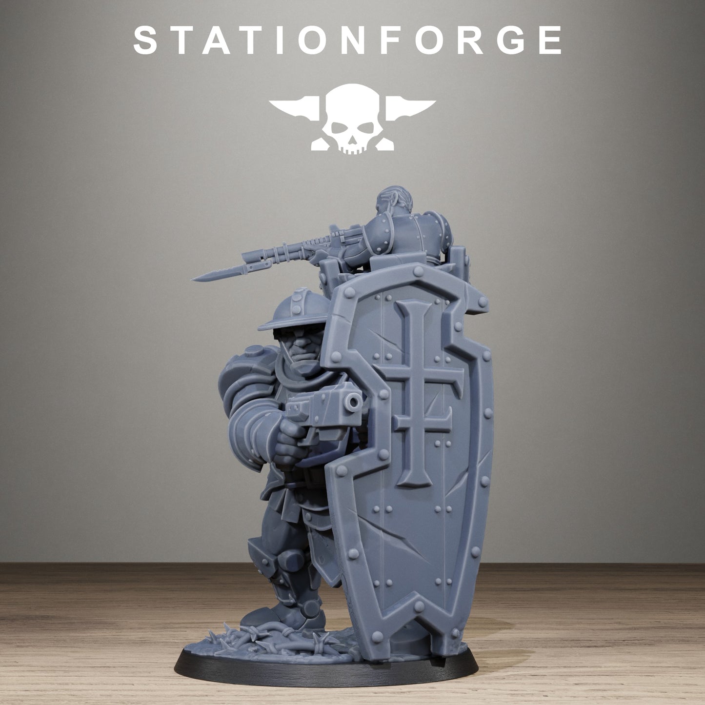 RoyalGuard Shield Bearer (x2) - TTRPG - Wargaming - Grimdark