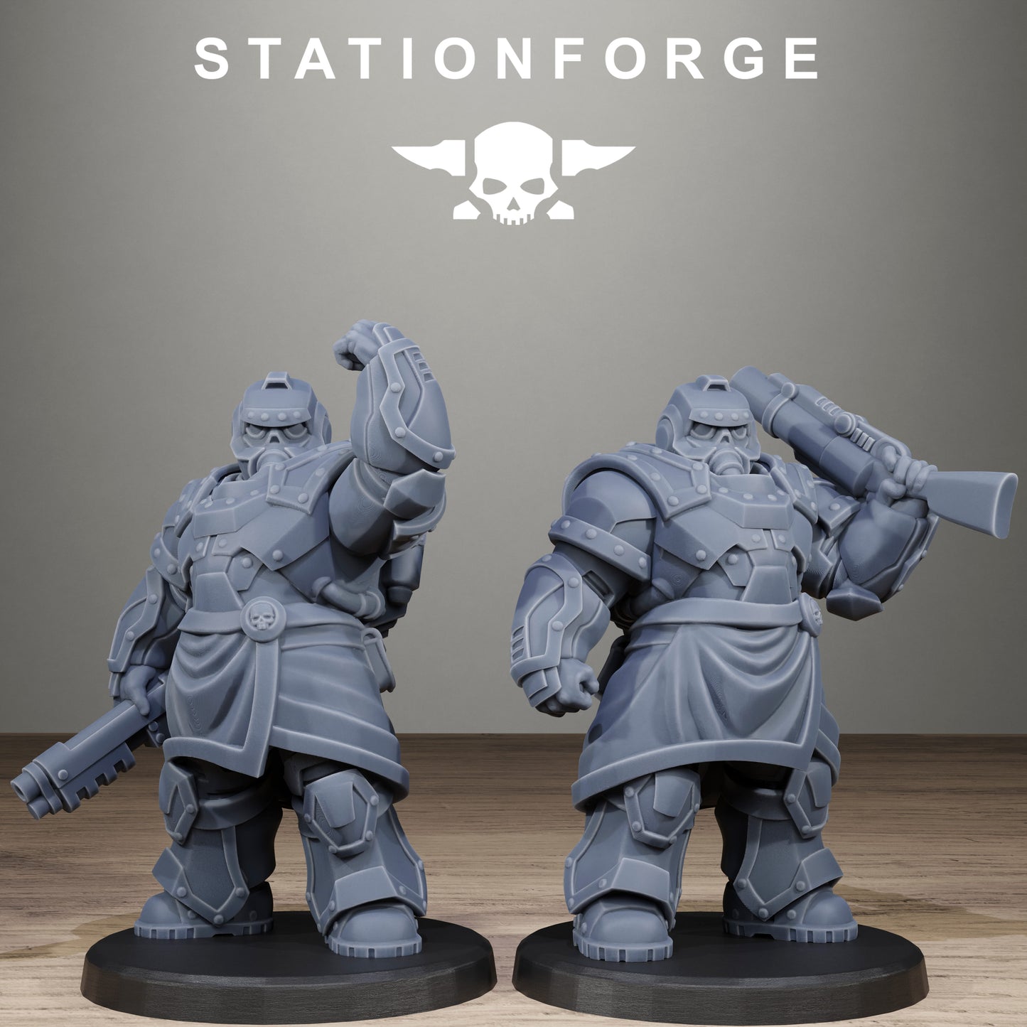 Grimguard Skull Wardens (x10) - TTRPG - Wargaming - Grimdark