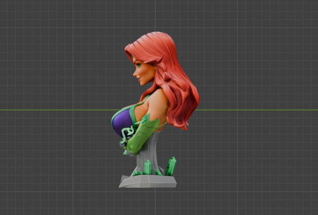 Starfire Bust (75mm to 500mm) - Unassembled/Unpainted/3D Print