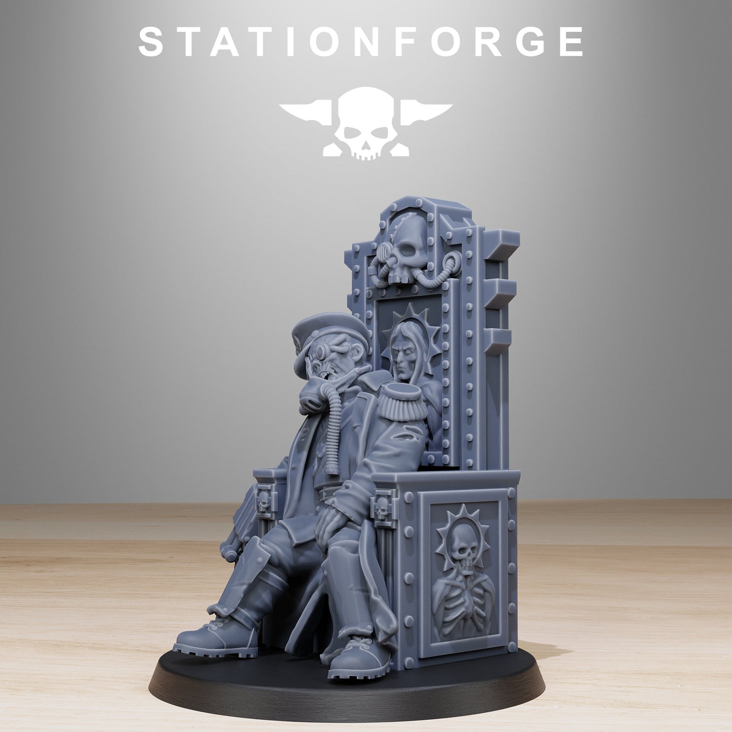 GrimGuard The Fallen Officer - TTRPG - Wargaming - Grimdark