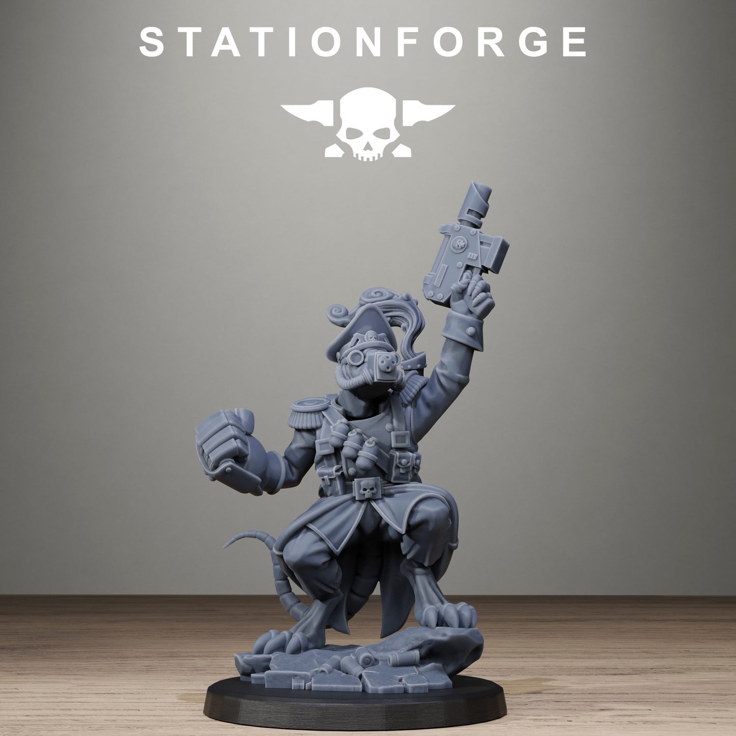 Raticus Officer (x2) TTRPG - Wargaming - Grimdark