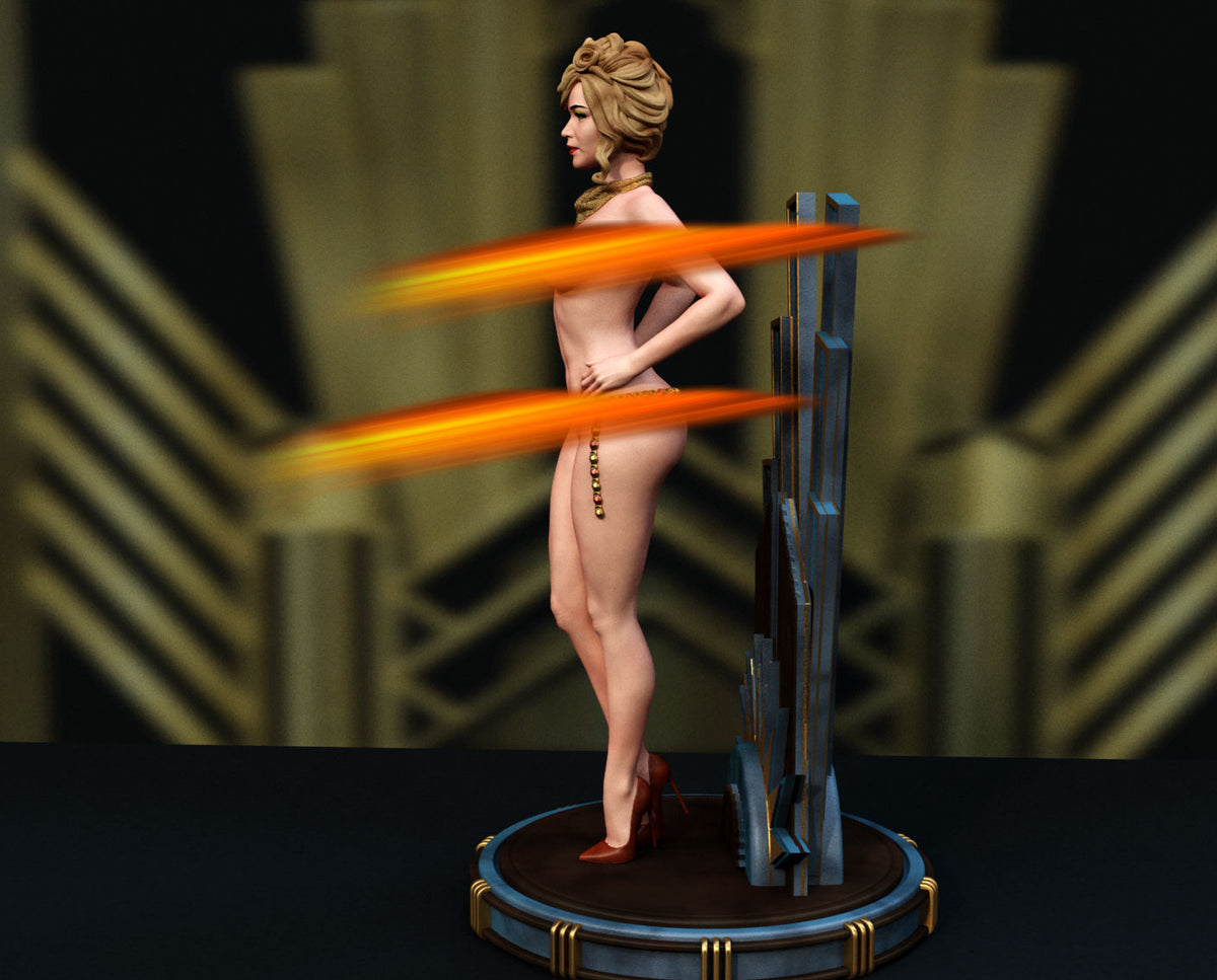 Rosalyn Rosenfeld NSFW Sculpture (75mm to 500mm) - Unassembled/Unpainted/3D Print