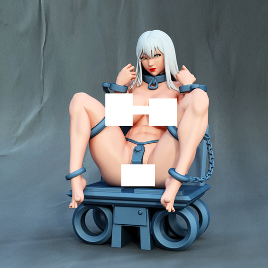 Sculpture NSFW AnimeChain (75 mm à 500 mm) - Non assemblée/Non peinte/Impression 3D