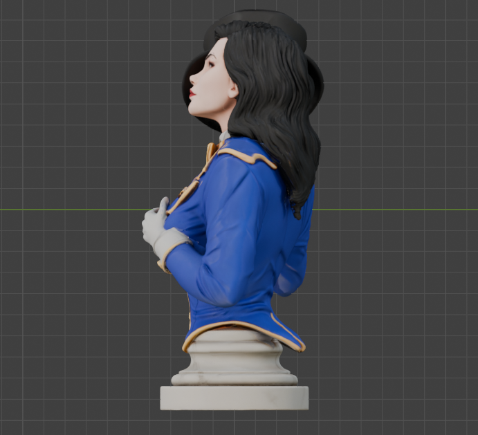 Zatanna Bust(75mm to 500mm) - Unassembled/Unpainted/3D Print