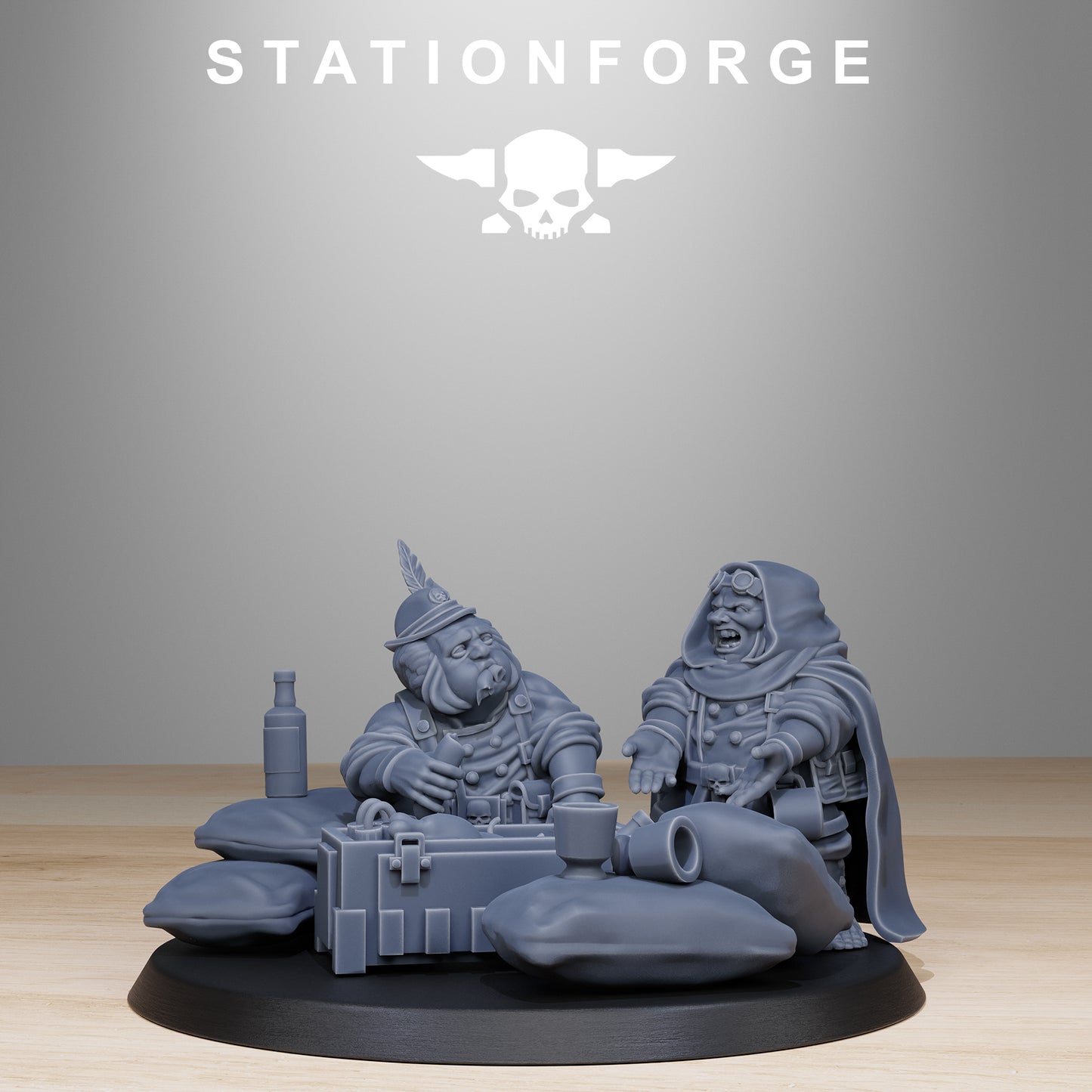 GrimGuard Skulldart Trappers (x12) - TTRPG - Wargaming - Grimdark