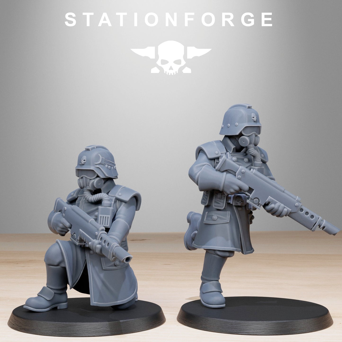 SteelGuard Militants (x10) - by Station Forge - TTRPG -Wargaming - Grimdark