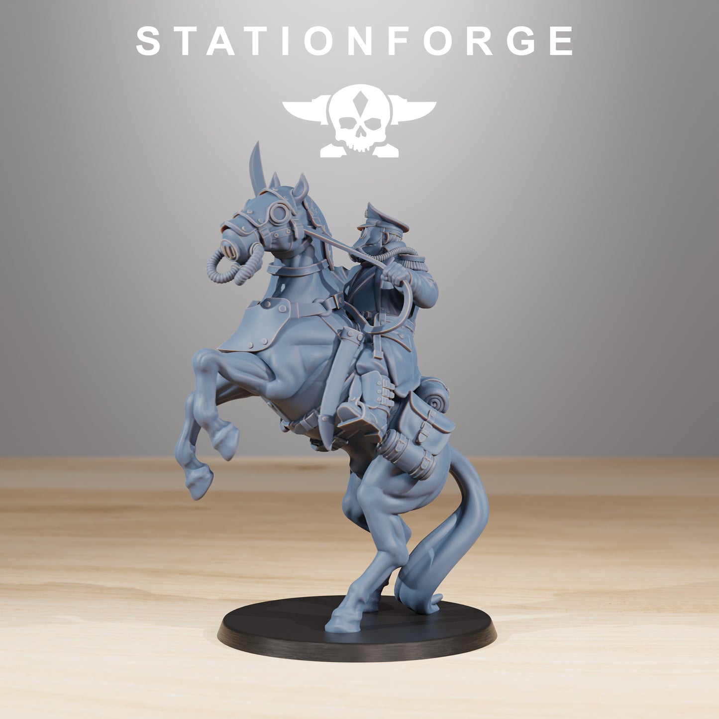 GrimGuard Cavalry Captain - TTRPG - Wargaming - Grimdark
