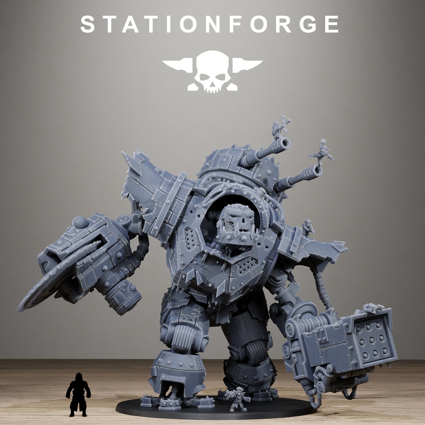 Orkaz Iron Giant - TTRPG - Wargaming - Construct - Grimdark