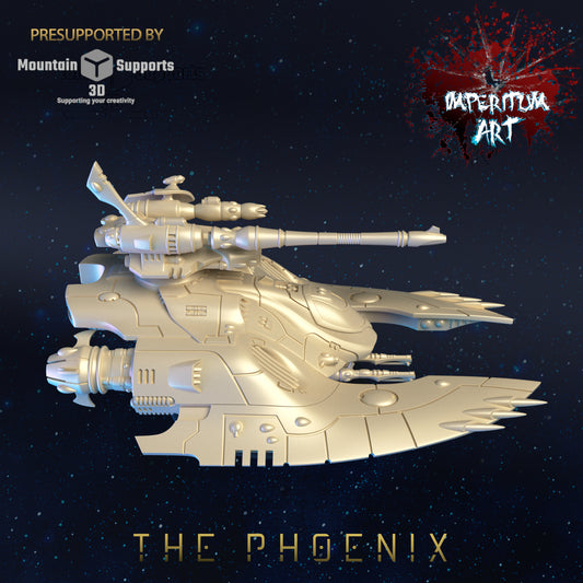 The Phoenix / Construct/Wargaming/GrimDark/ Compatible with Warhammer 40K - by Imperium Art Miniatures- Tabletop RPG Miniature - Roleplaying 3D Printed Fantasy Mini