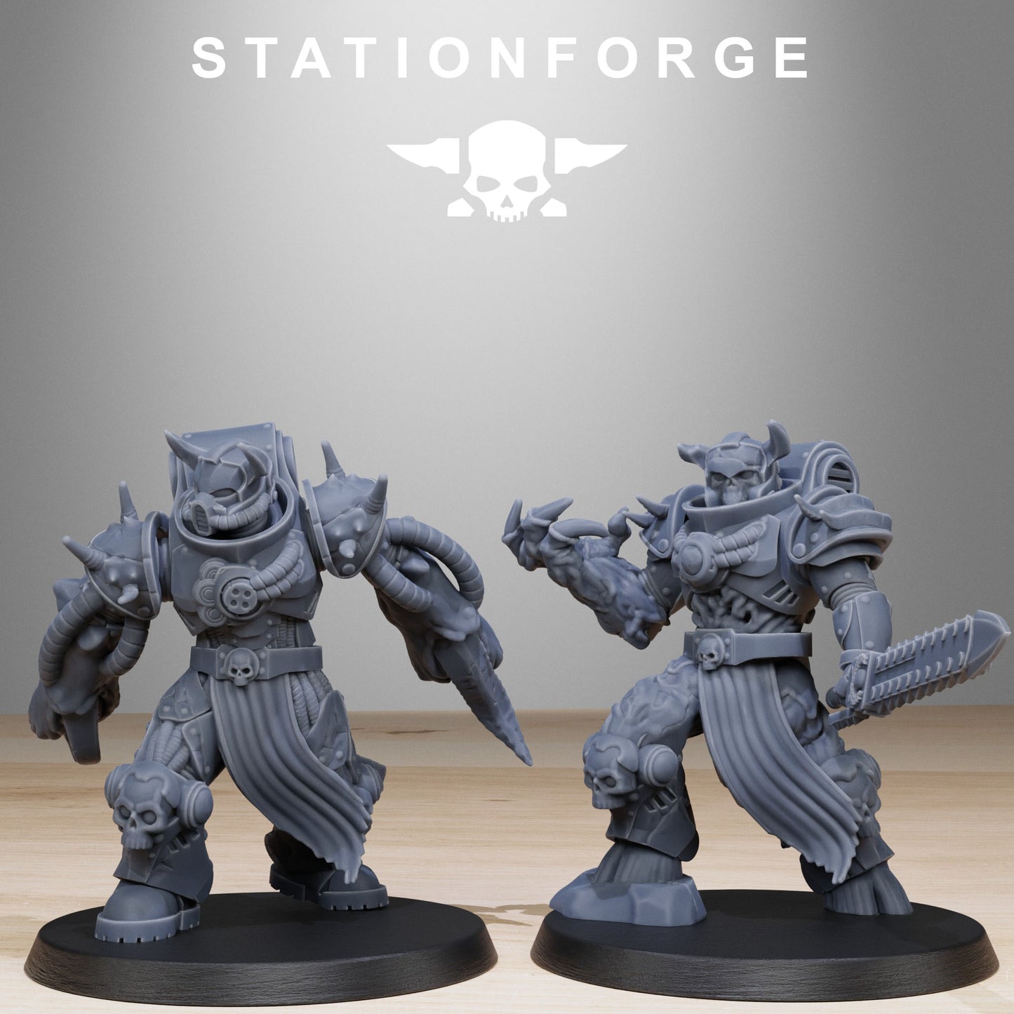 Socratis Corrupted Mutants (x10) - TTRPG - Wargaming - Sci-Fi - Grimdark
