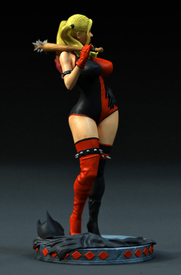 Harley Quinn Sculpture (75mm to 500mm) - Unassembled/Unpainted/3D Print