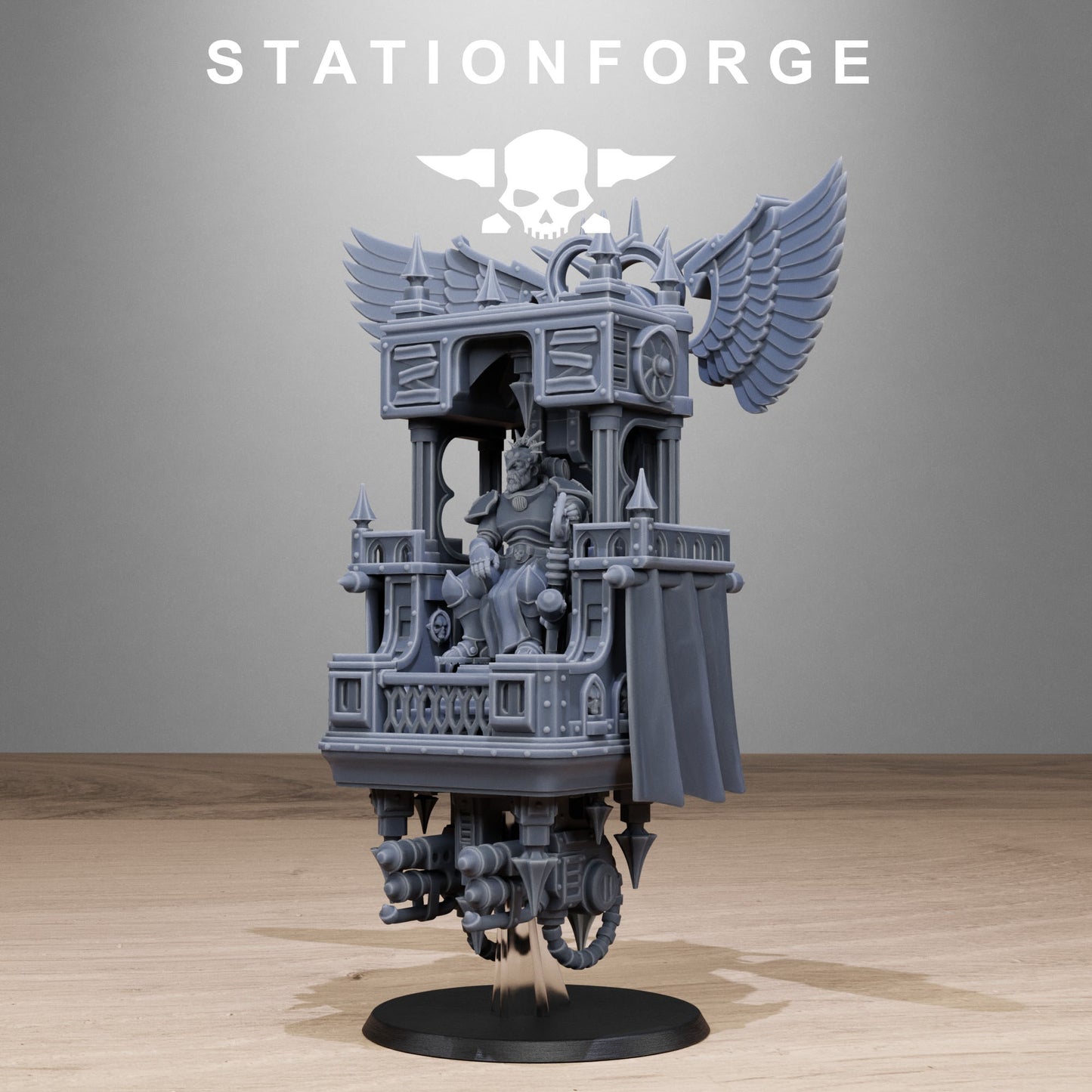 Vodalites Flying Throne - TTRPG - Wargaming - Sci-Fi - Grimdark