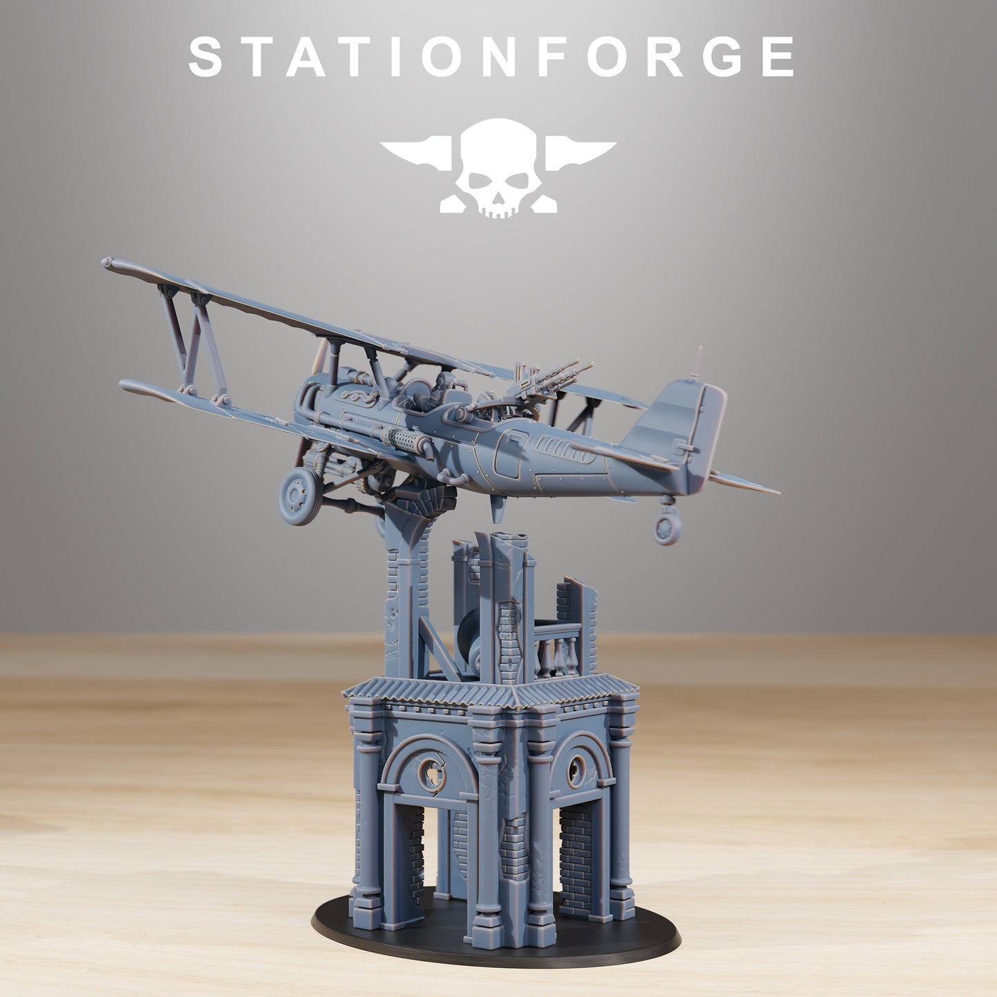 GrimGuard SF-14A Biplane - TTRPG - Wargaming - Grimdark
