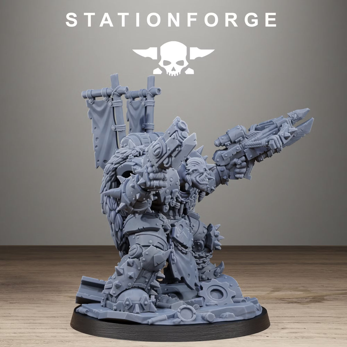 Orkaz Brutal Boss - TTRPG - Wargaming - Grimdark