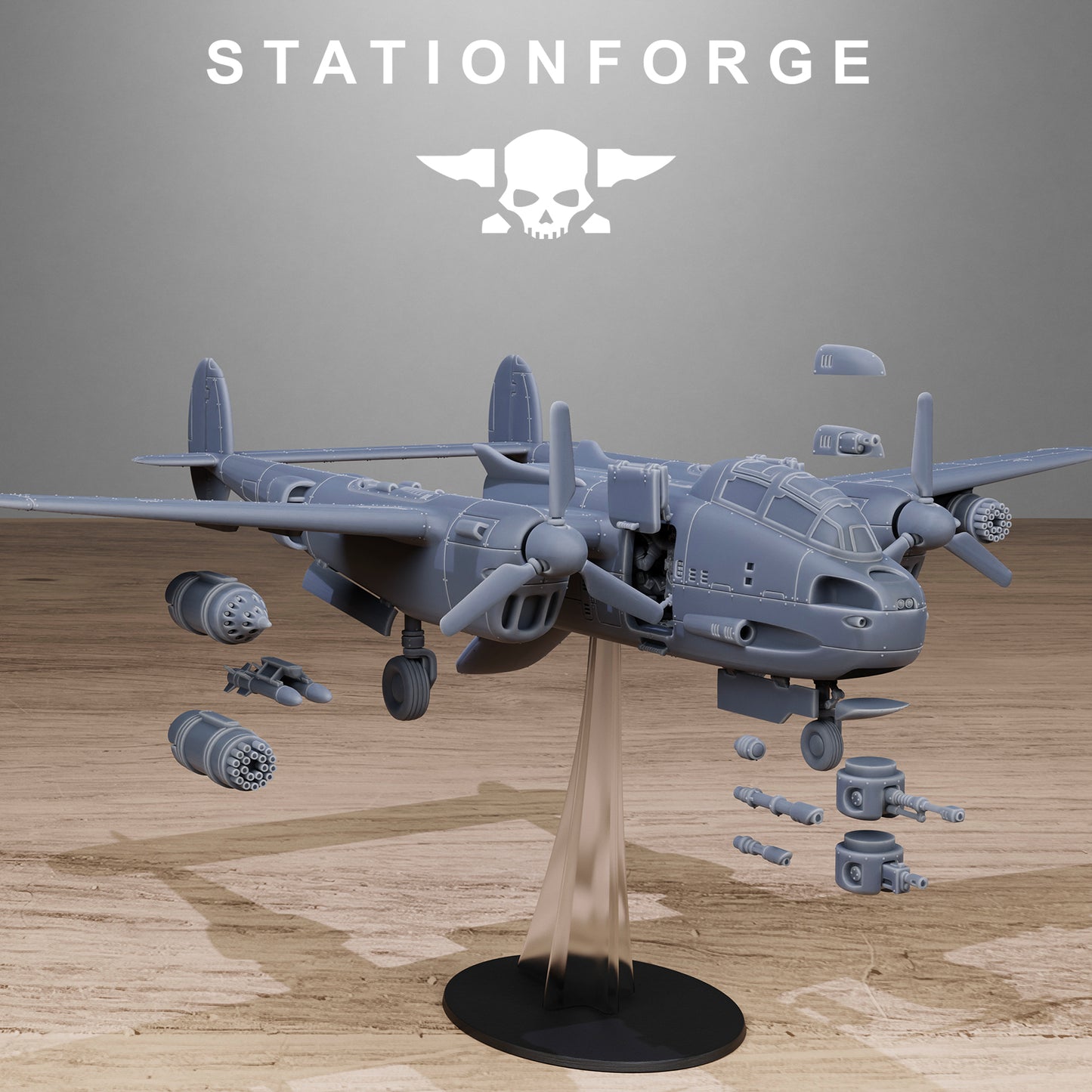 Grimguard Vulture Plane - TTRPG - Wargaming - Grimdark