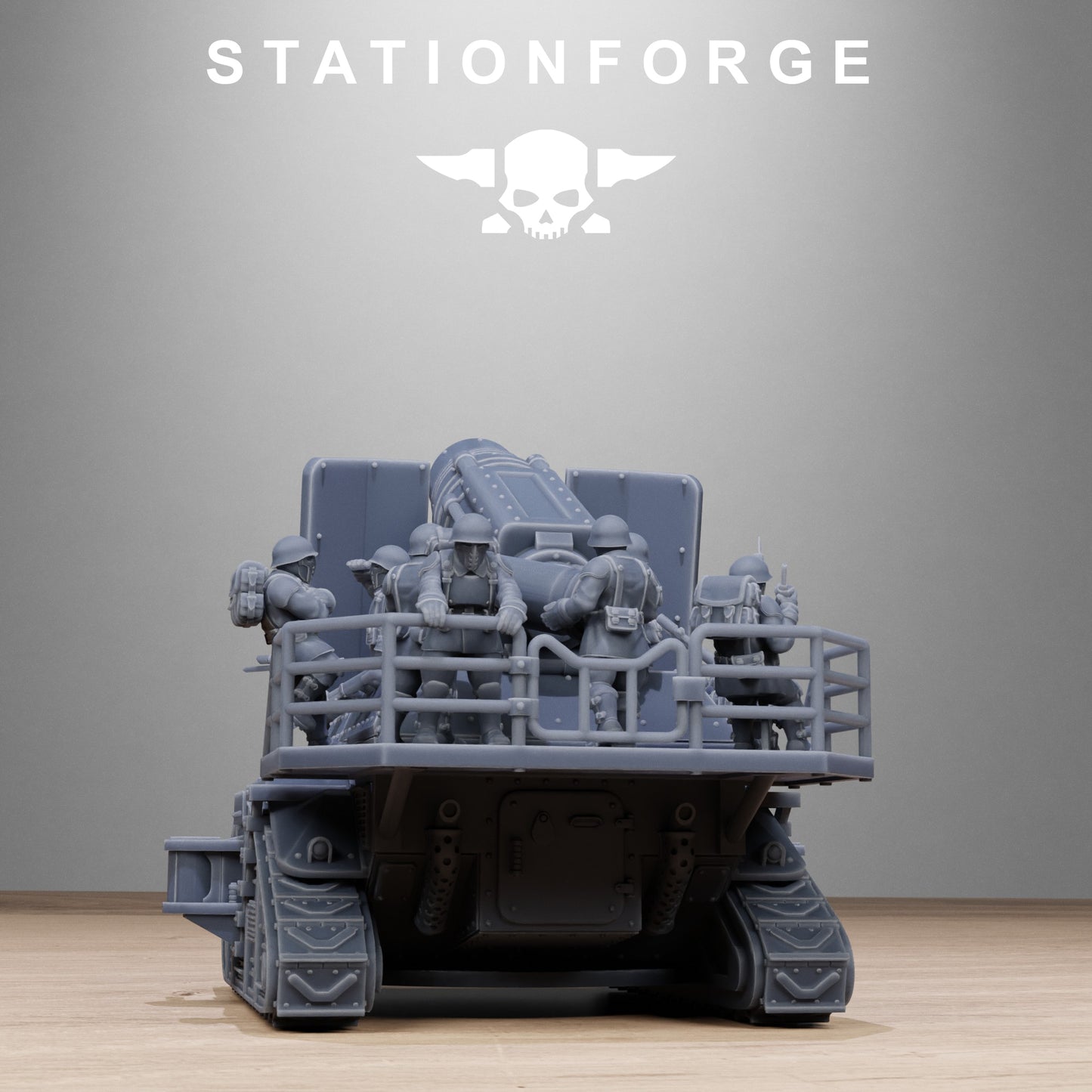 Freeguard Artillery Mini Tank - by Station Forge - TTRPG - Wargaming - Grimdark