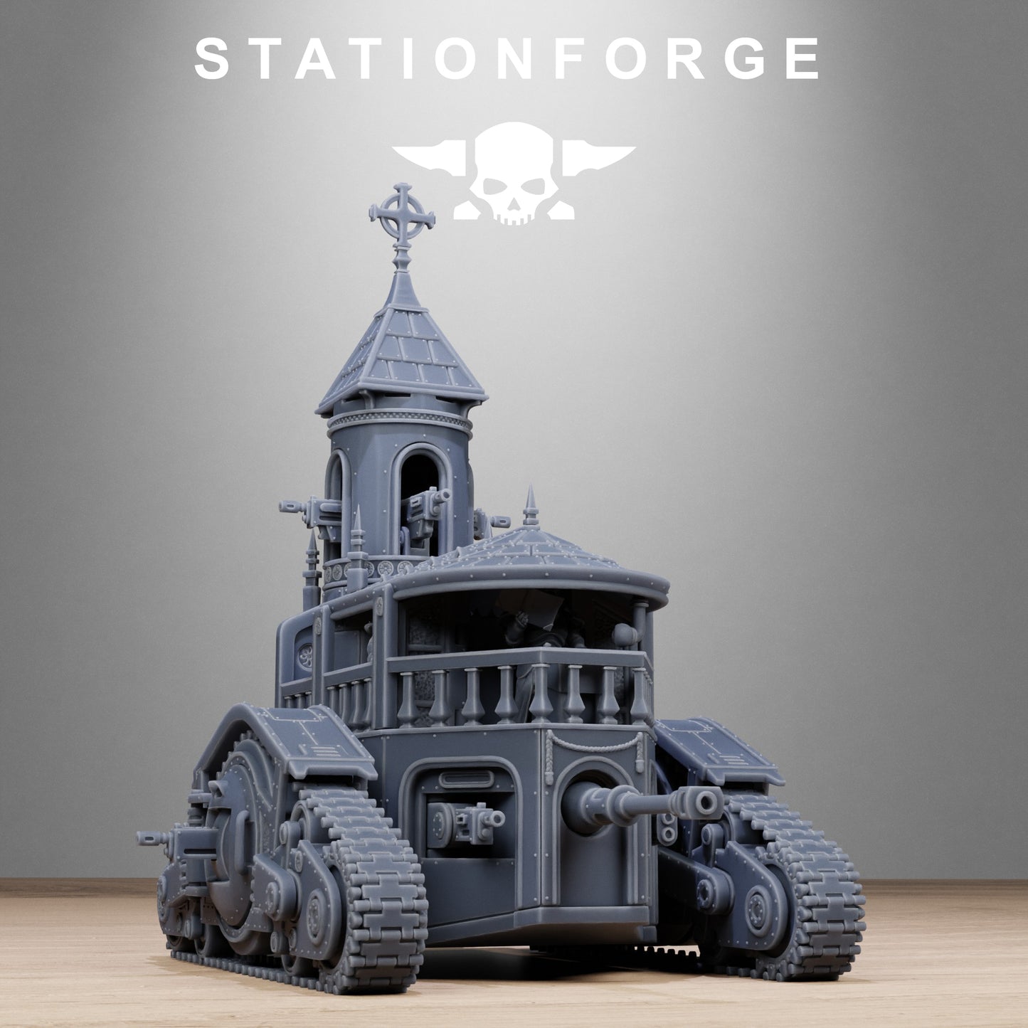 Vodalites Heavy Tank - by Station Forge - TTRPG - Wargaming - Grimdark