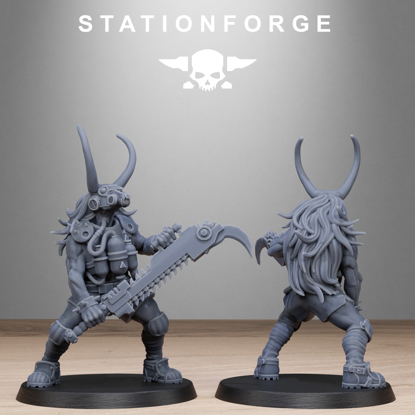 Techno Savage Barbarians (x10) - TTRPG - Wargaming - Grimdark