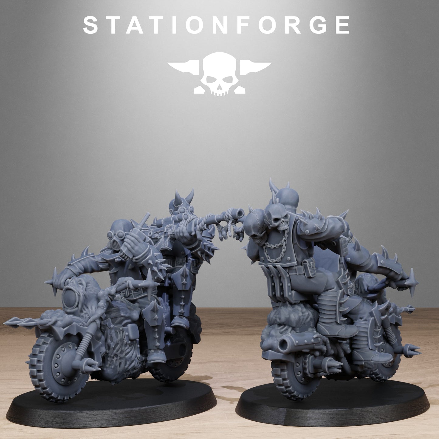 Corrupted Guard Bikers (x10) - TTRPG - Wargaming - Grimdark