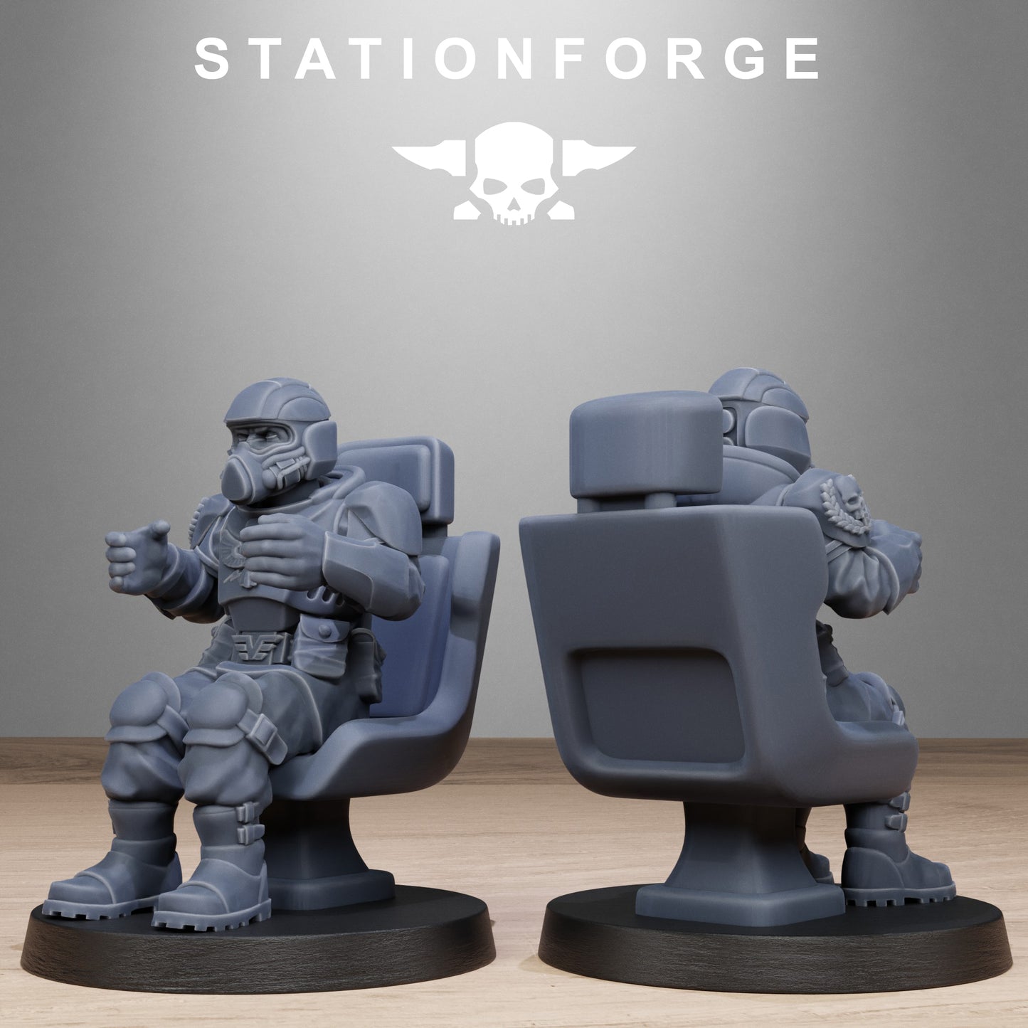 Pilot Commanders (x10) - by Station Forge - TTRPG - Wargaming - Grimdark