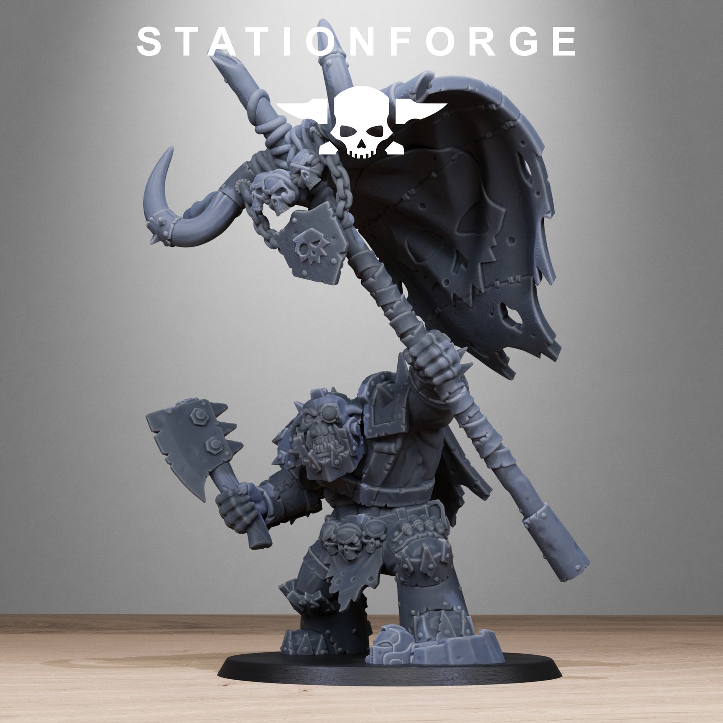 Orkaz Bearer Boss - TTRPG - Wargaming - Grimdark