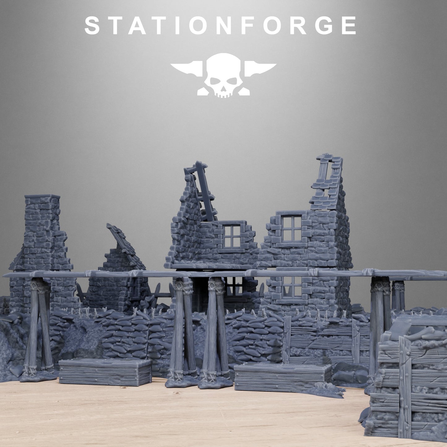 GrimGuard Trench Terrain ADD Ons - TTRPG - Wargaming Terrain - Grimdark