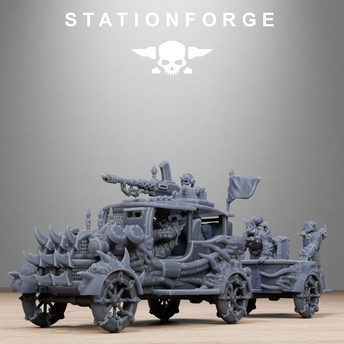 Corrupted Bloody Convoy (x2) - by Station Forge - TTRPG - Wargaming - Grimdark