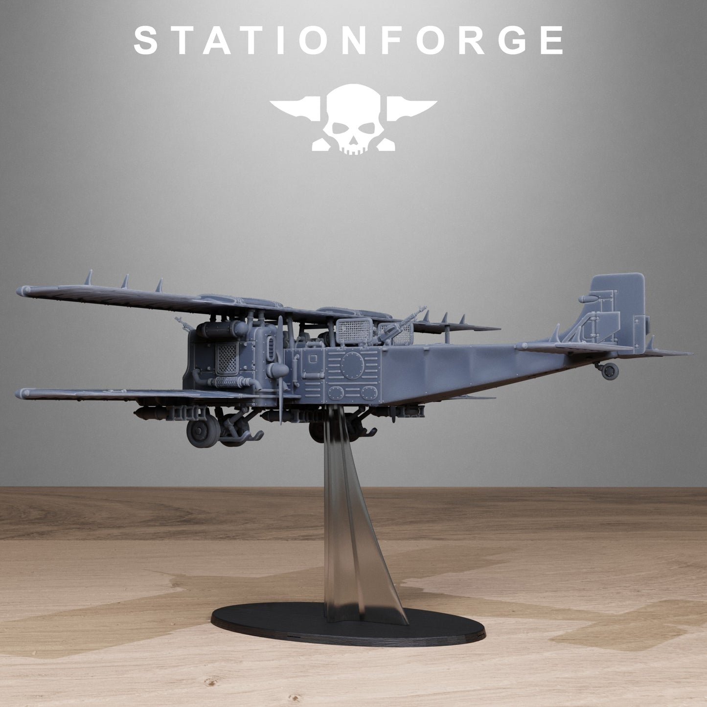 Grimguard Iron Biplane - TTRPG - Wargaming - Grimdark