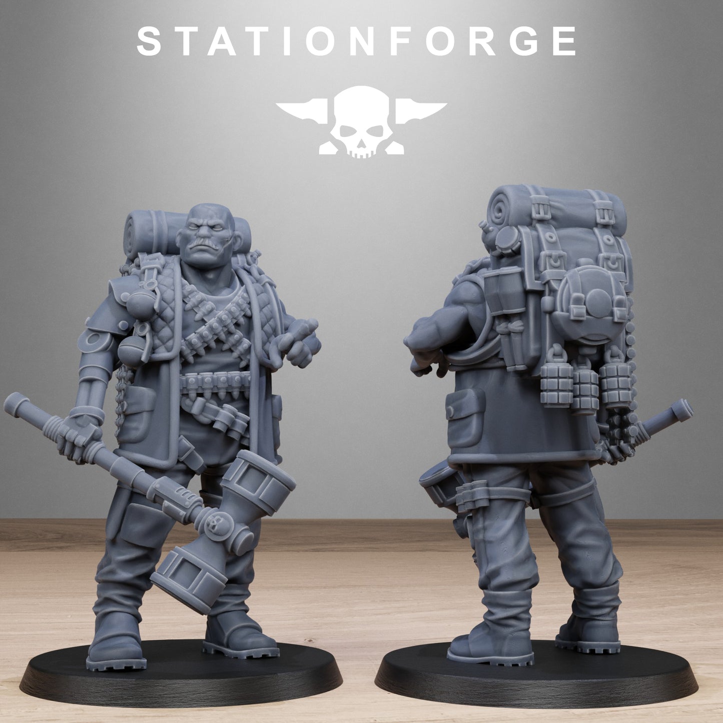 GrimCorp Scrap Operatives (x12) - TTRPG - Wargaming - Grimdark