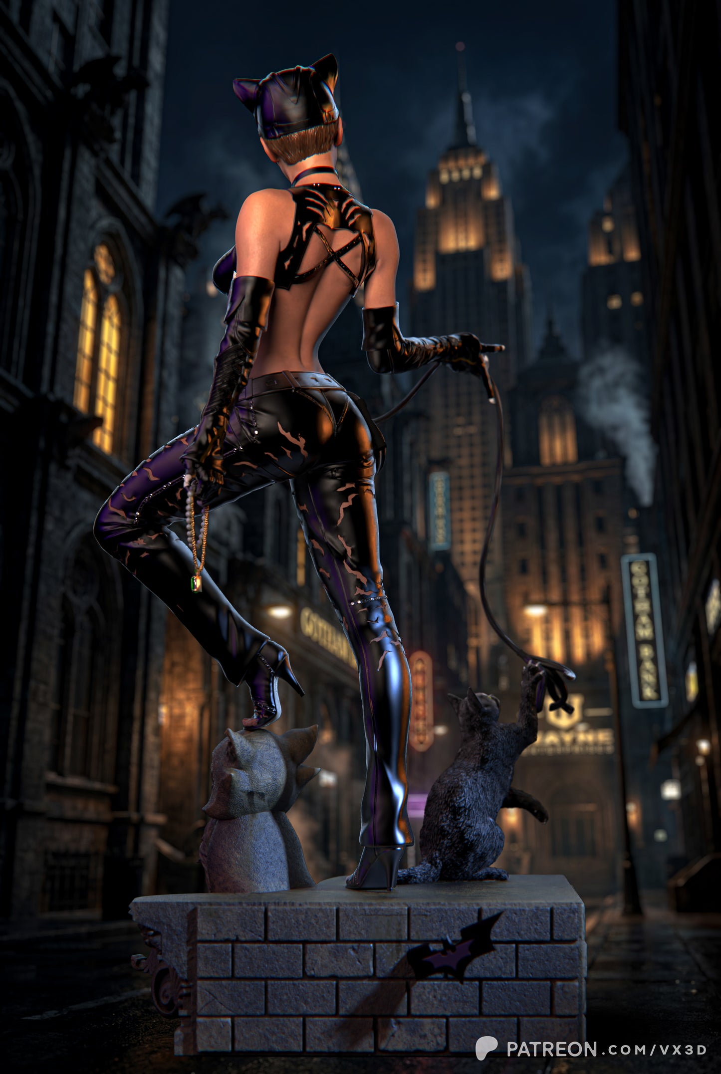 Halle Berry's Catwoman (75mm to 500mm) - Unassembled/Unpainted/3D Print