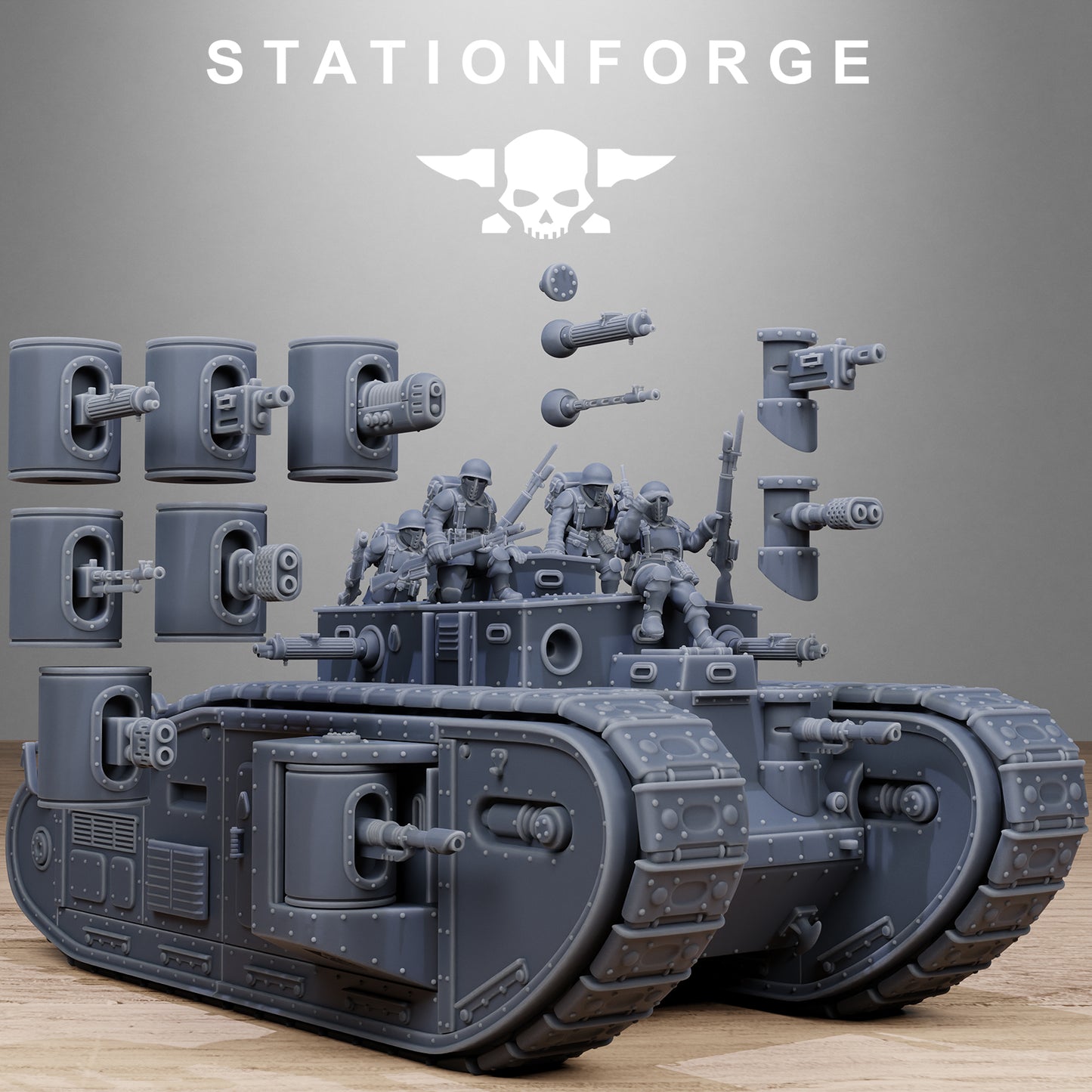 FreeGuard Heavy Tank - TTRPG - Wargaming - Grimdark