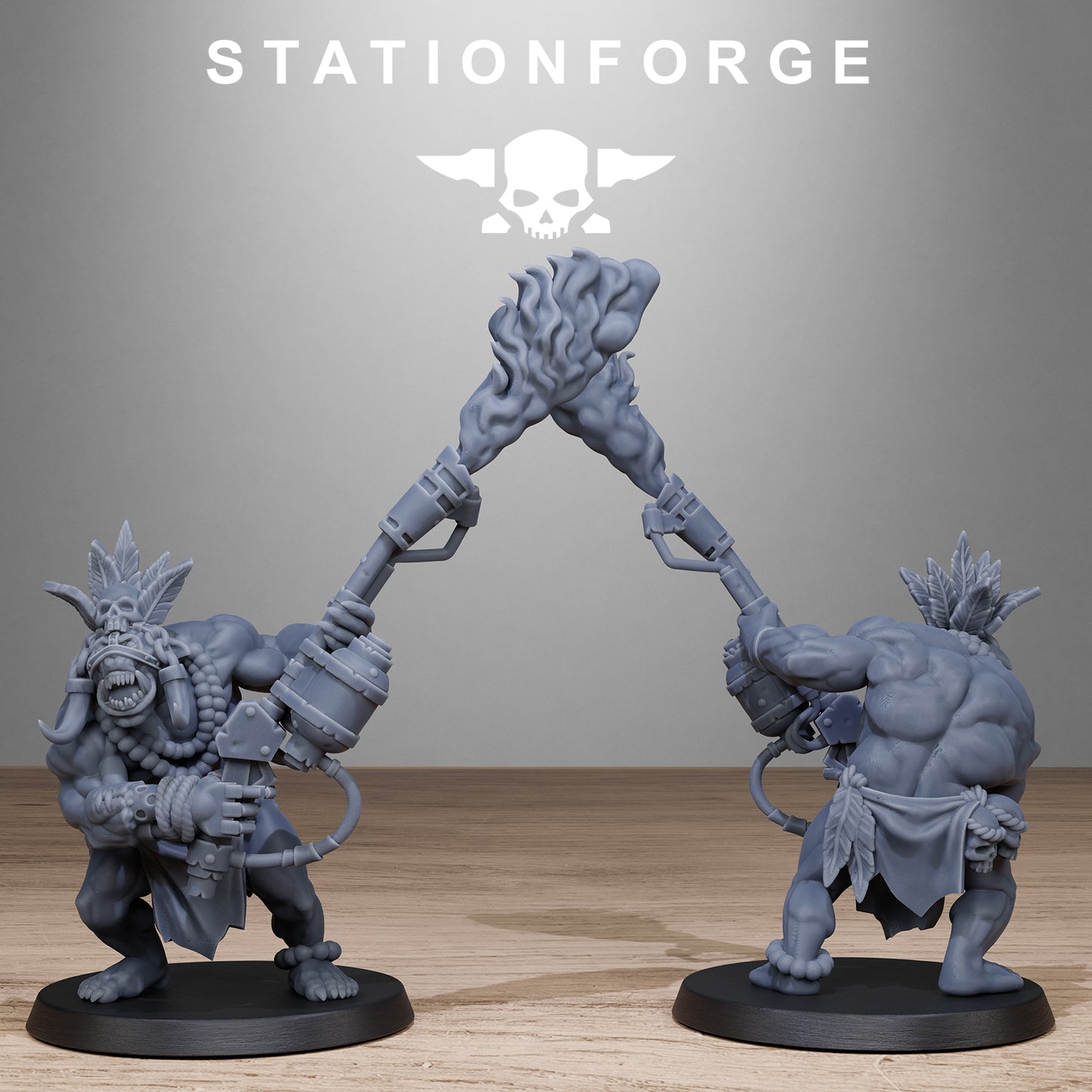 Orkaz Tribal Infantry (x10) - TTRPG - Wargaming - Grimdark