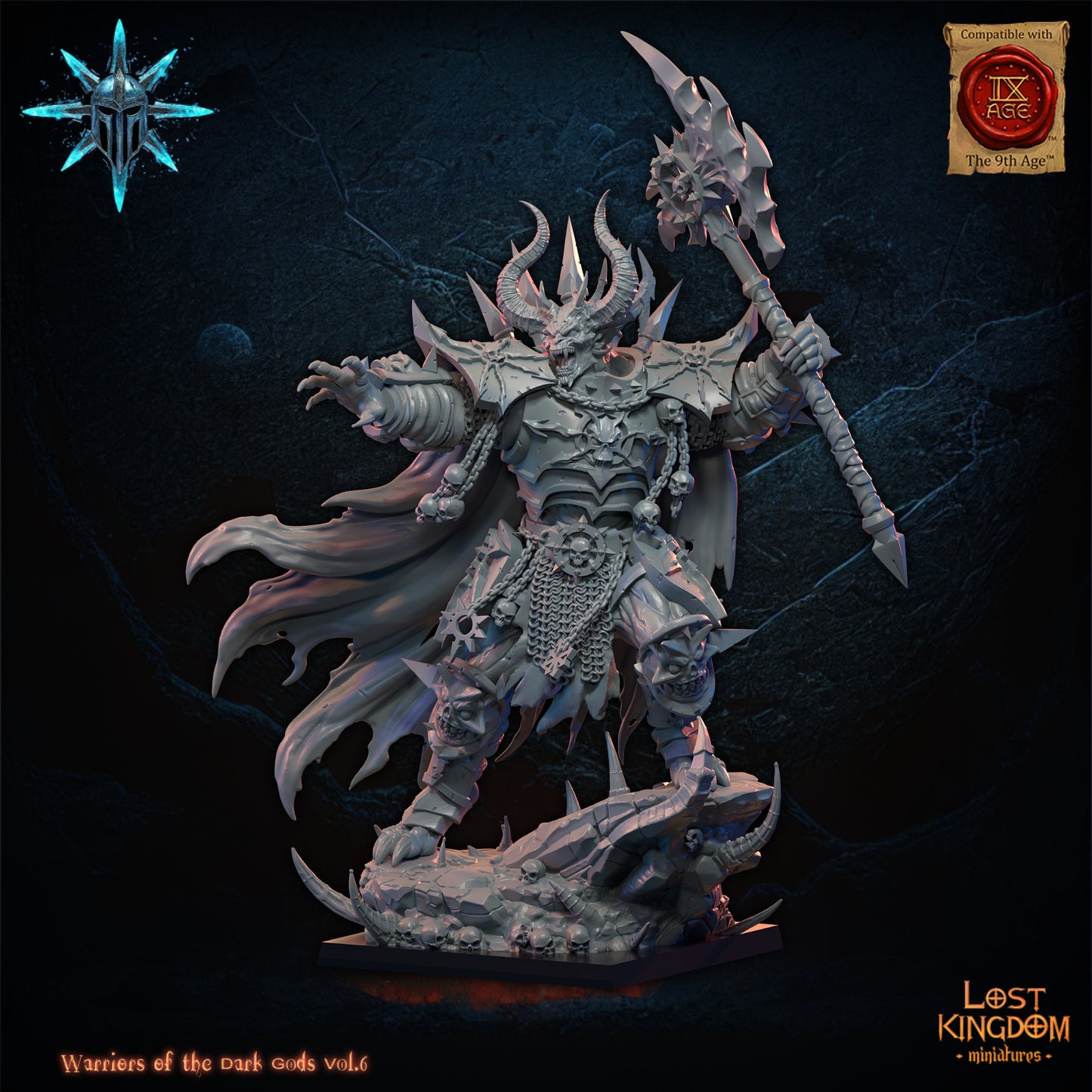 Dark Prince - Warriors of the Dark Gods - Chaos Warriors - TTRPG - Wargaming - Dungeons and Dragons