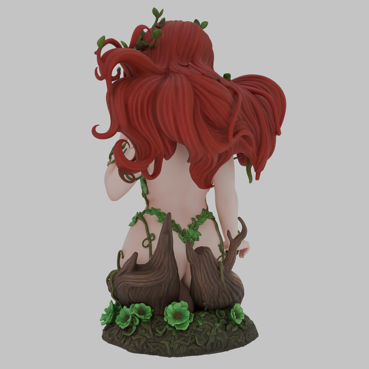 Poison Ivy Bust (75mm to 500mm) - Unassembled/Unpainted/3D Print