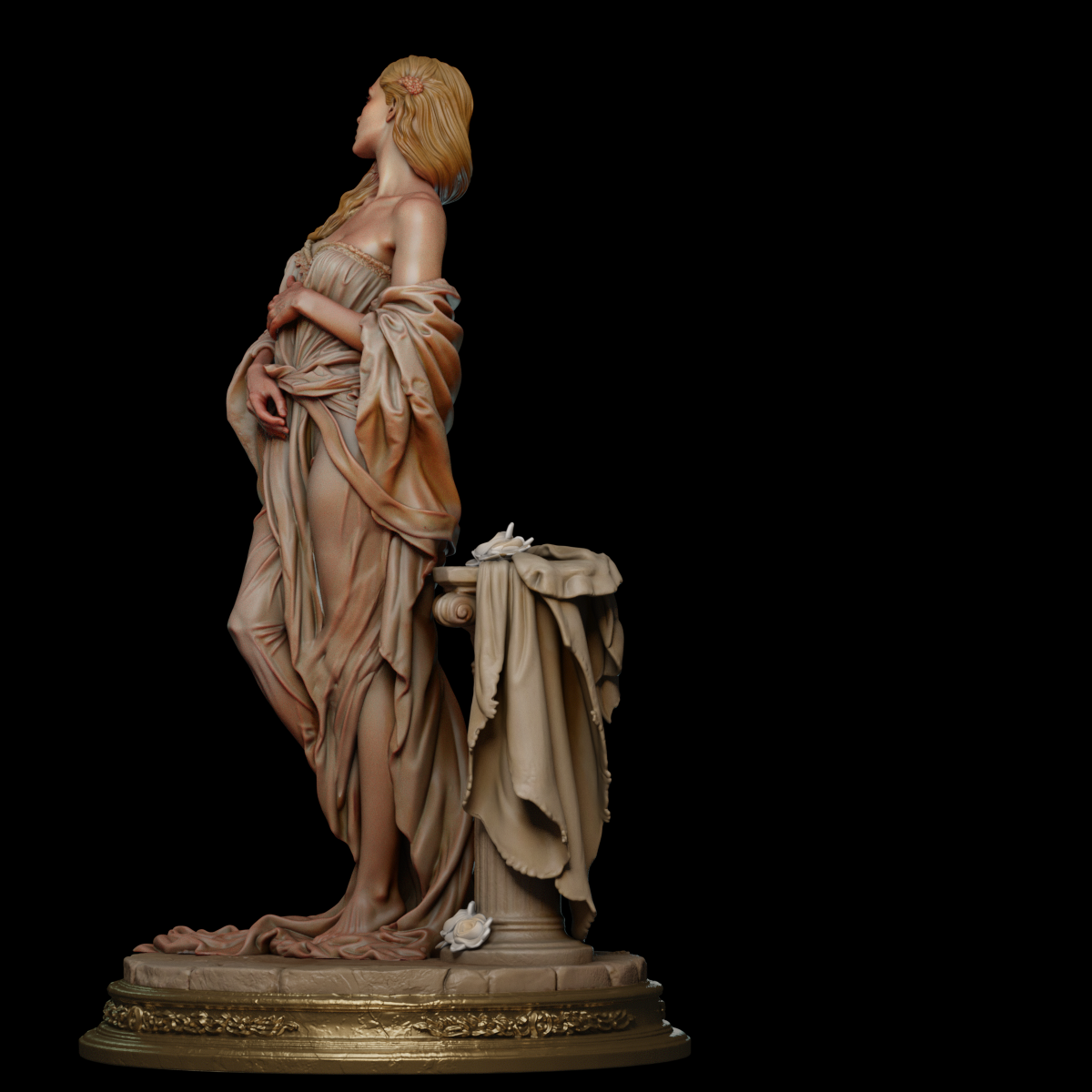 Aphrodite Sculpture (75mm to 500mm) - Unassembled/Unpainted/3D Print