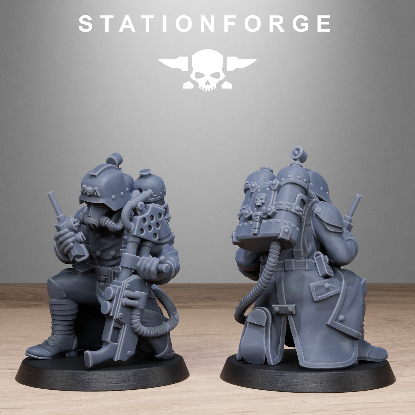 GrimGuard Flamers (x10) - TTRPG - Wargaming - Grimdark