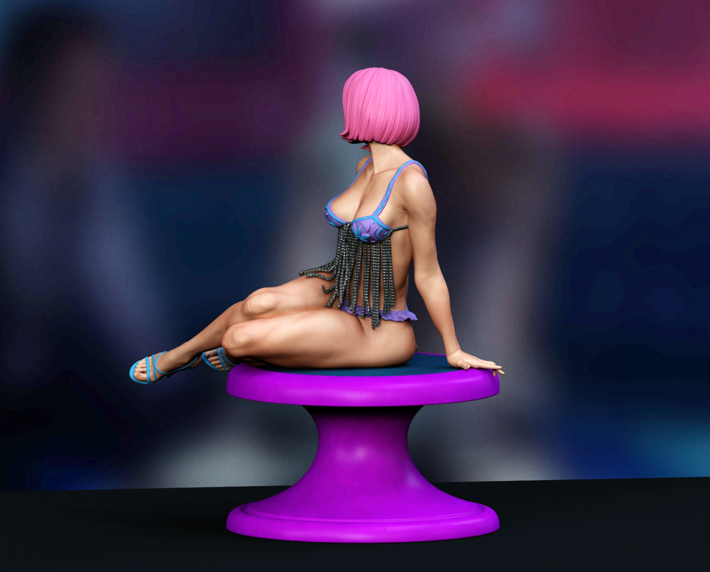 Natalie Portman – Closer SFW/NSFW Sculpture (75mm to 500mm) - Unassembled/Unpainted/3D Print