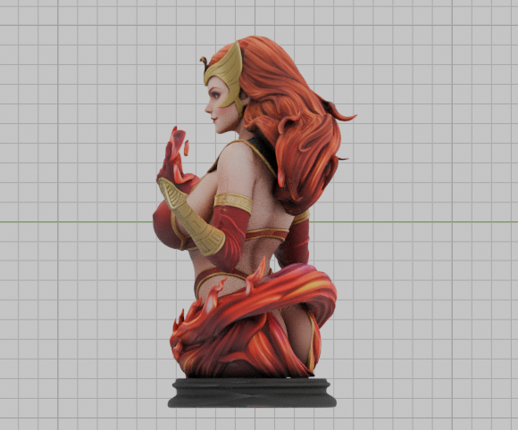 Scarlet Witch Pharoah Sorceress Bust(75mm to 500mm) - Unassembled/Unpainted/3D Print