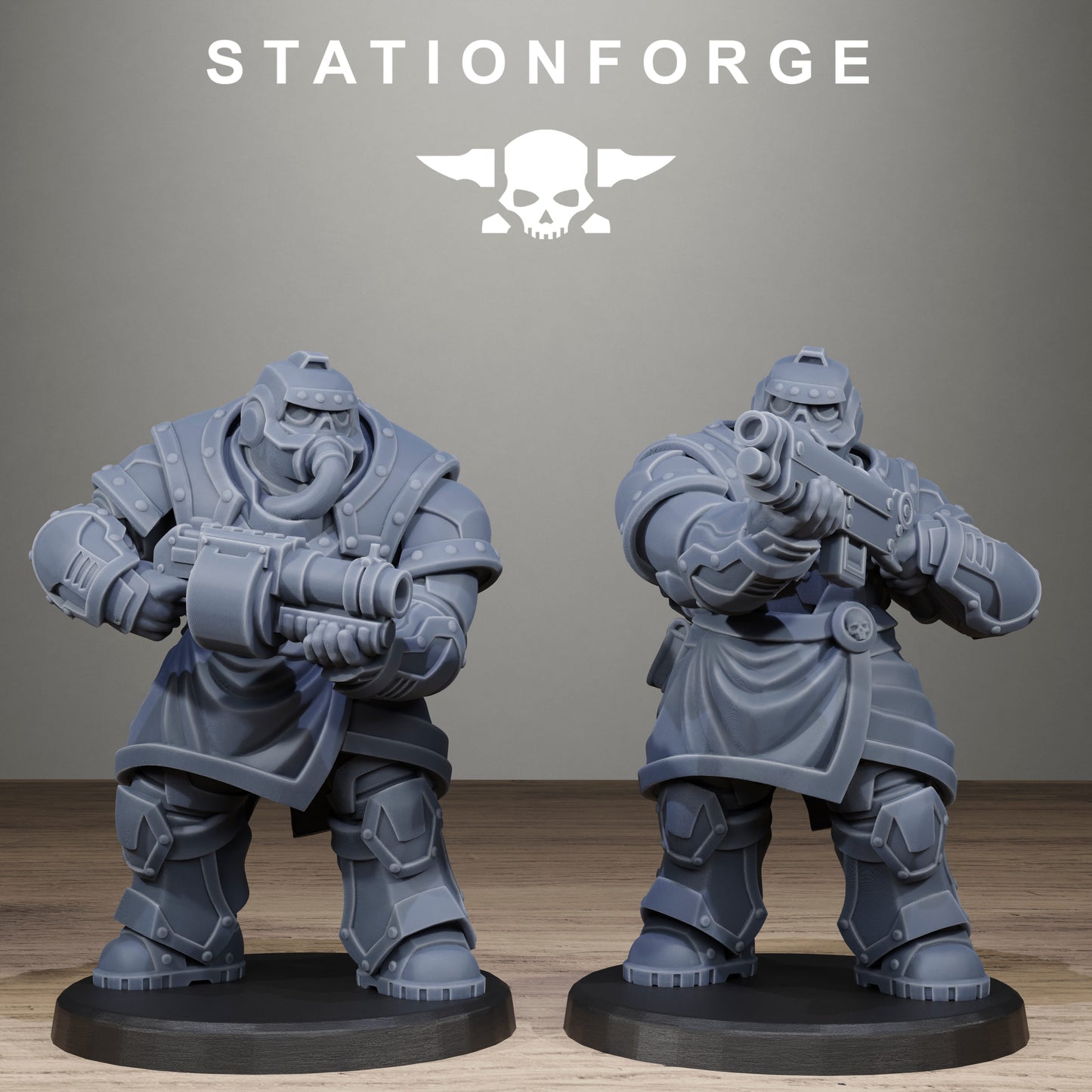 Grimguard Skull Wardens (x10) - TTRPG - Wargaming - Grimdark