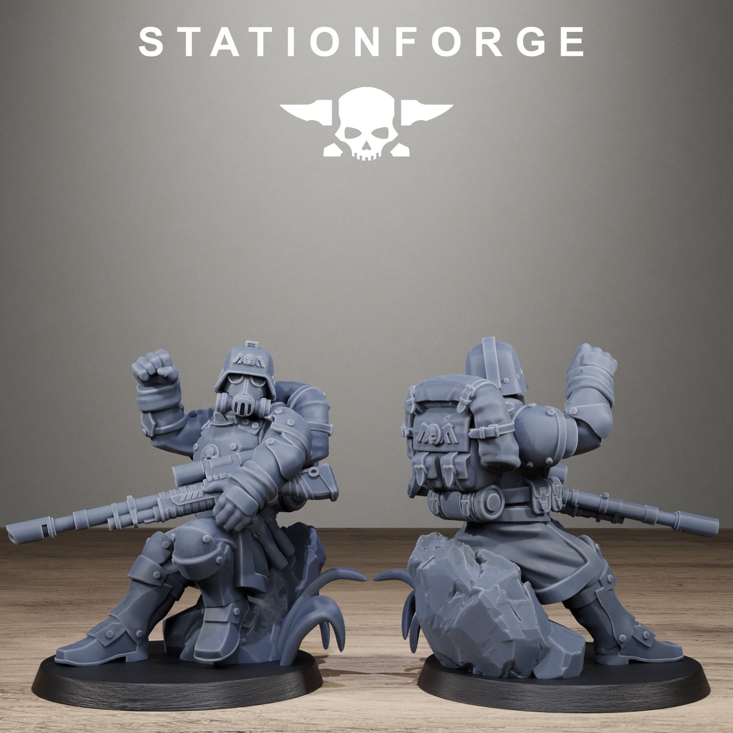 GrimGuard SteelClads (x10) - TTRPG - Wargaming - Grimdark