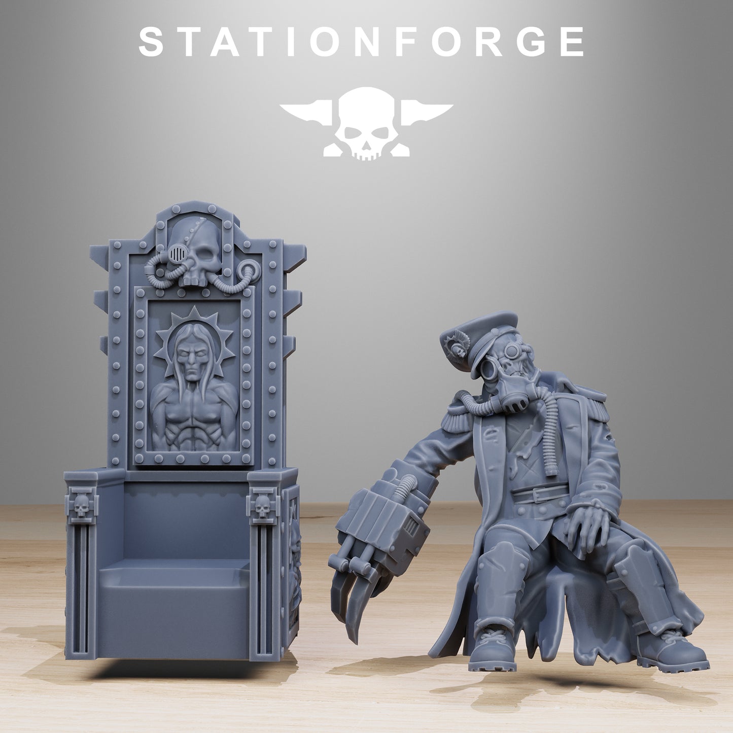 GrimGuard The Fallen Officer - TTRPG - Wargaming - Grimdark