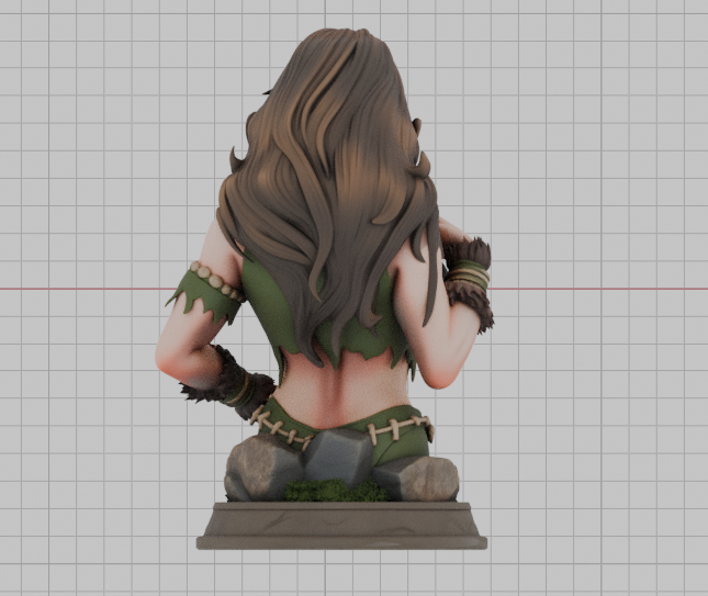Savage Land Rogue Bust (75mm to 500mm) - Unassembled/Unpainted/3D Print