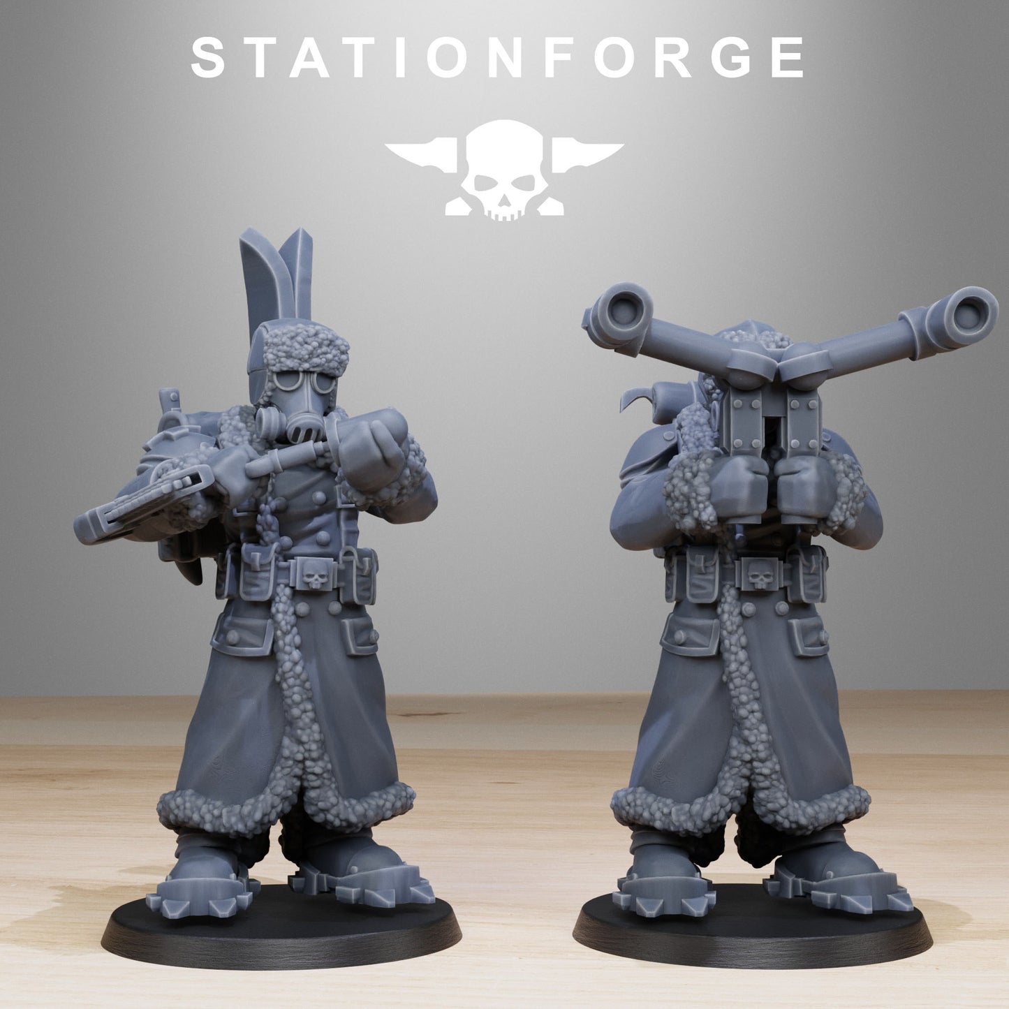 GrimGuard Frostwatch Skiers (x10) TTRPG - Wargaming - Grimdark