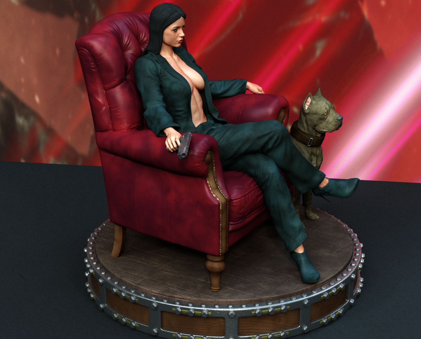 Ballerina SFW/NSFW Sculpture (75mm to 500mm) - Unassembled/Unpainted/3D Print