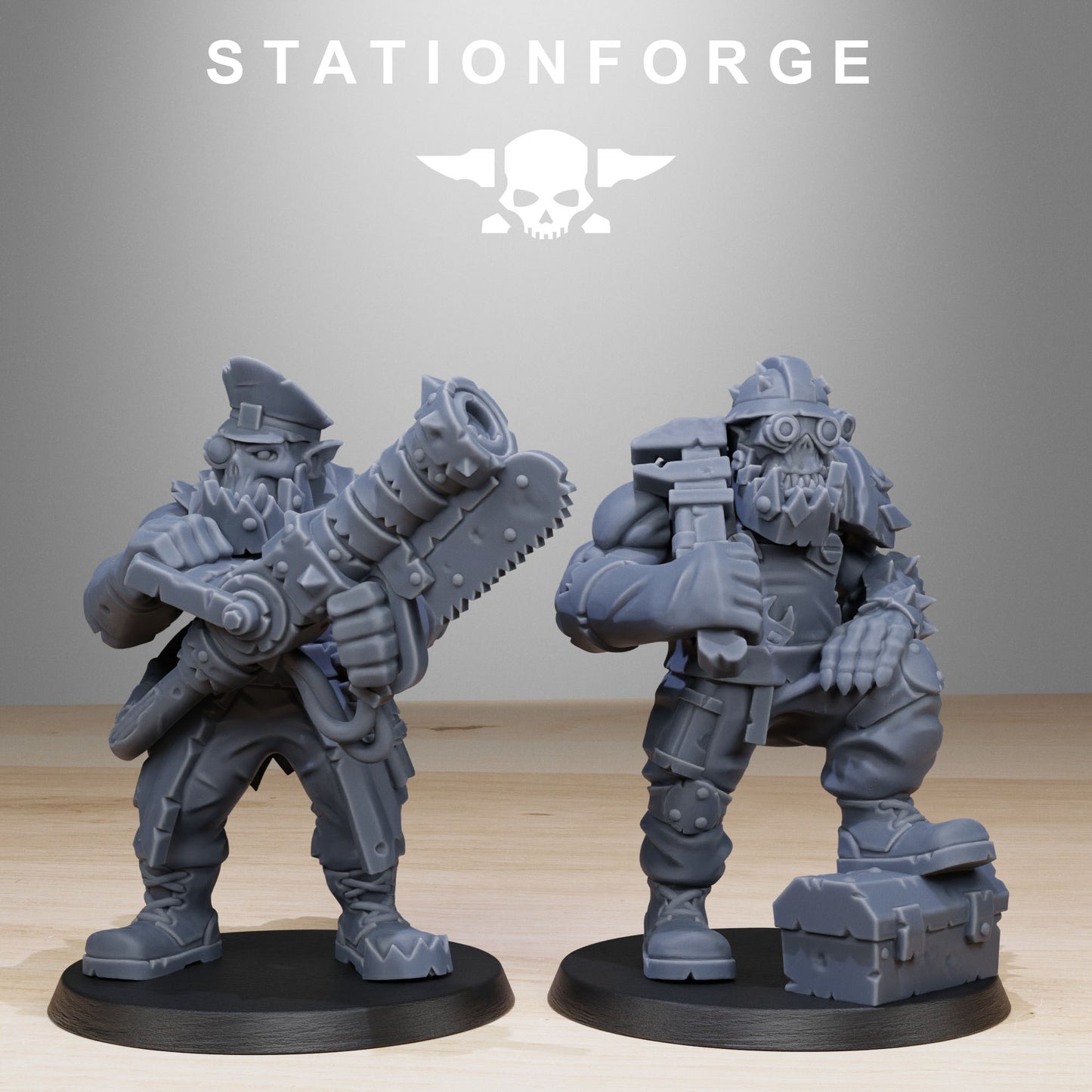 Orkaz Team Fighters (x11) TTRPG - Wargaming - Grimdark