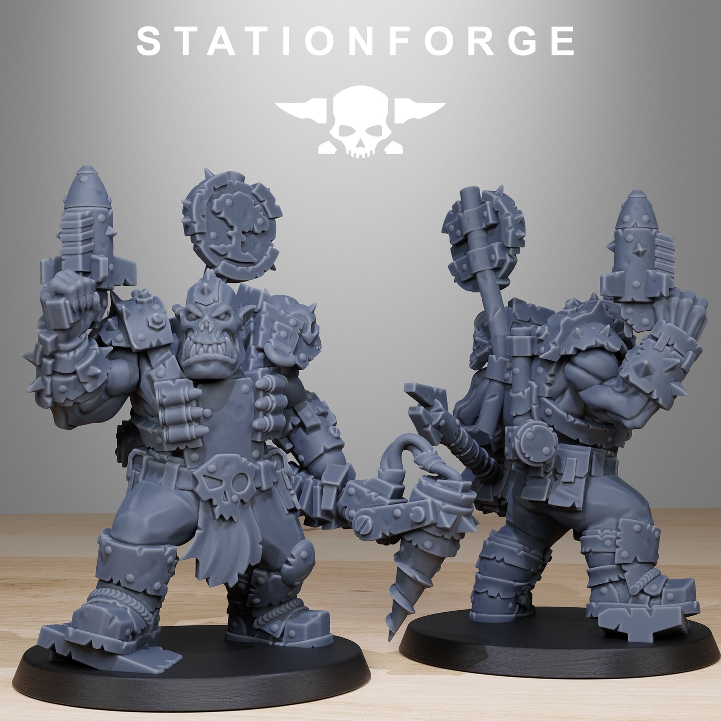 Orkaz Smashers (x8) - TTRPG - Wargaming - Grimdark